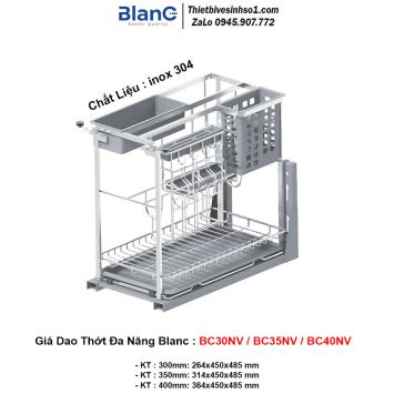 Giá Dao Thớt Đa Năng Blanc BC30NV-BC35NV-BC40NV