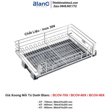 Giá Xoong Nồi Bát Đĩa Blanc BCOV-70X-BCOV-80X-BCOV-90X