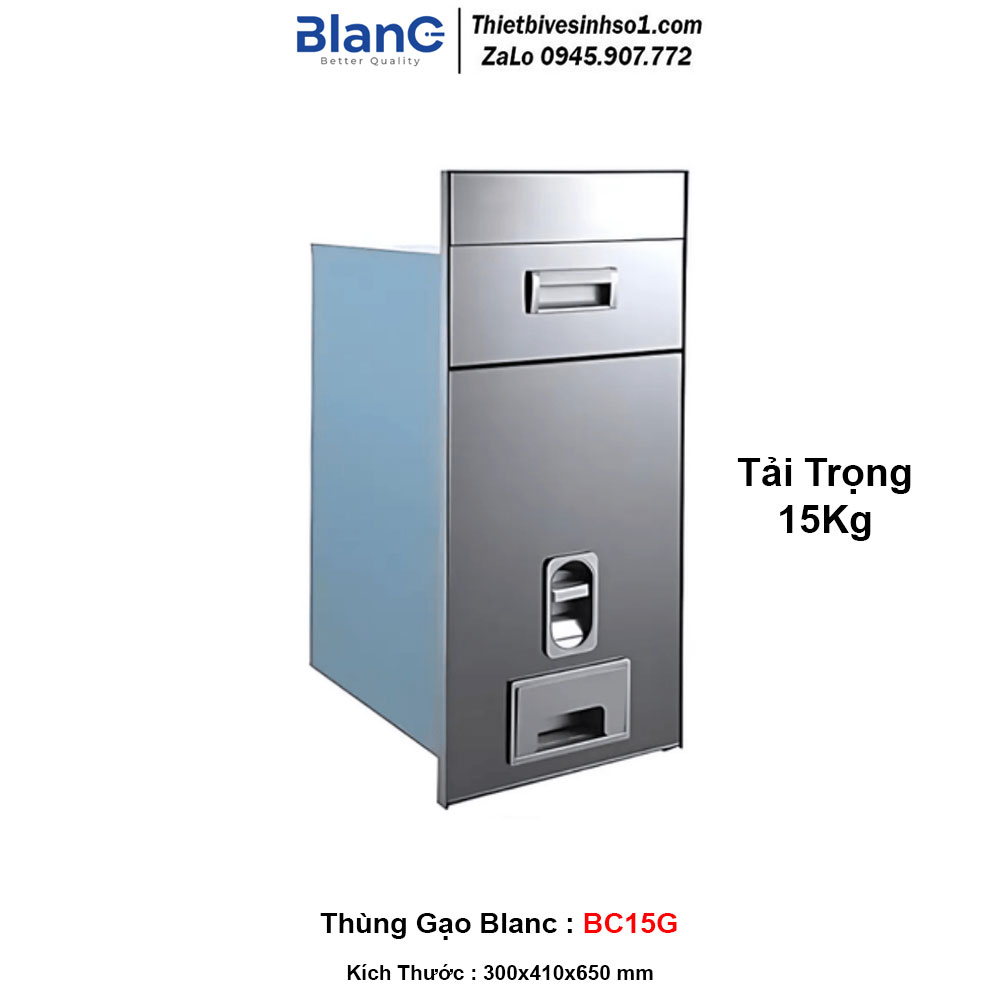 Thùng Gạo Blanc BC15G