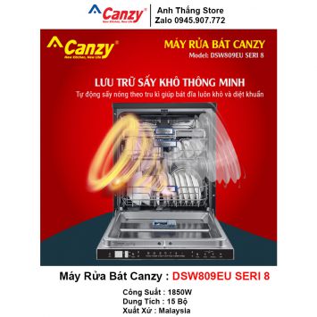 Máy Rửa Bát Canzy DSW809EU SERI 8