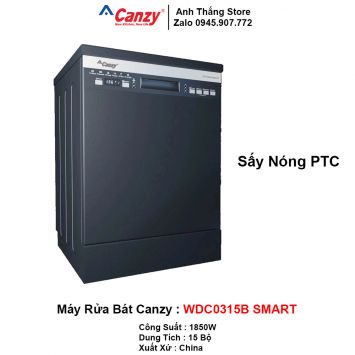 Máy Rửa Bát Canzy WDC0315B SMART