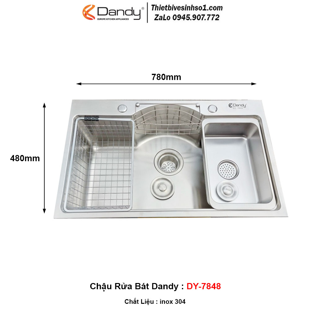 Chậu Rửa Bát Dandy DY-7848