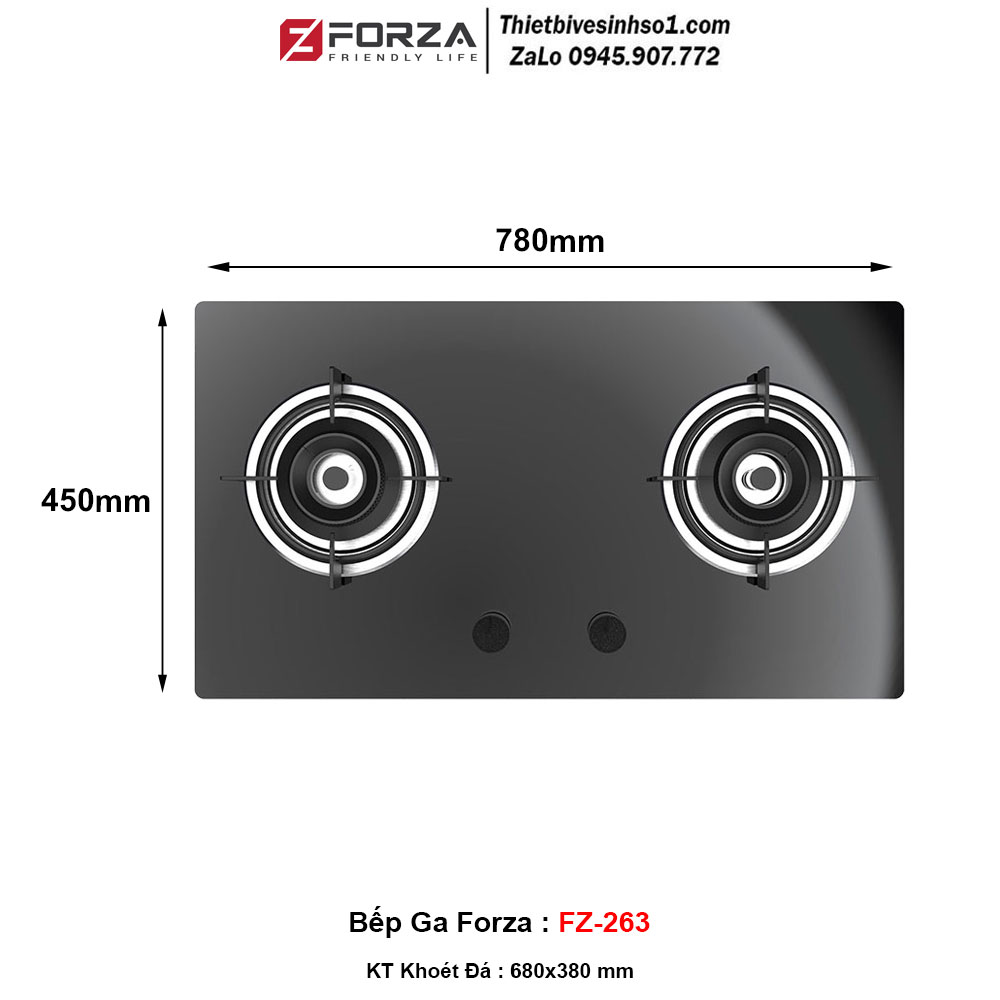 Bếp Gas Forza FZ-263