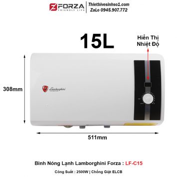 Bình Nóng Lạnh Lamborghini Forza LF-C15