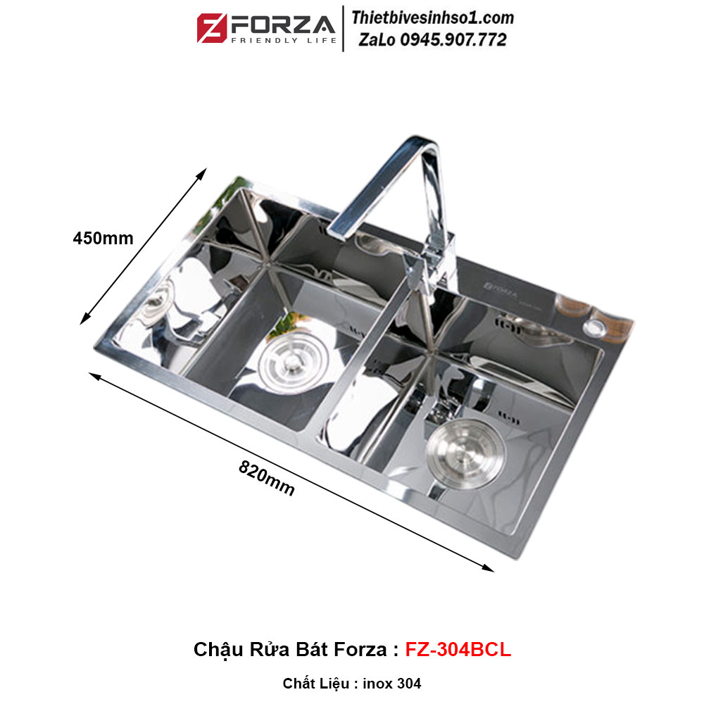Chậu Rửa Bát Forza FZ-304BCL
