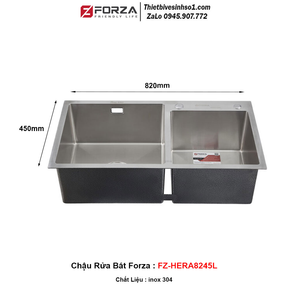 Chậu Rửa Bát Forza FZ-HERA8245L