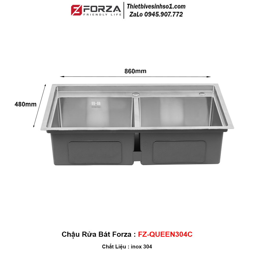 Chậu Rửa Bát Forza FZ-QUEEN304C