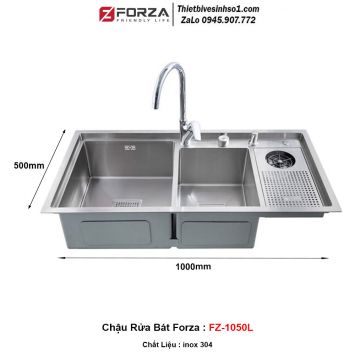 Chậu Rửa Bát Forza FZ-1050L