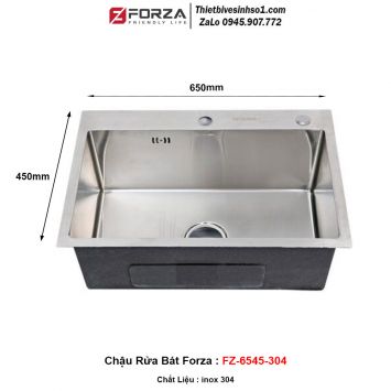 Chậu Rửa Bát Forza FZ-6545-304