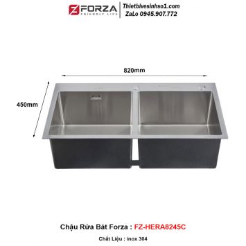 Chậu Rửa Bát Forza FZ-HERA8245C