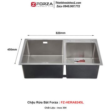 Chậu Rửa Bát Forza FZ-HERA8245L