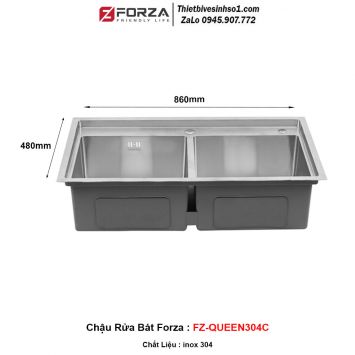 Chậu Rửa Bát Forza FZ-QUEEN304C