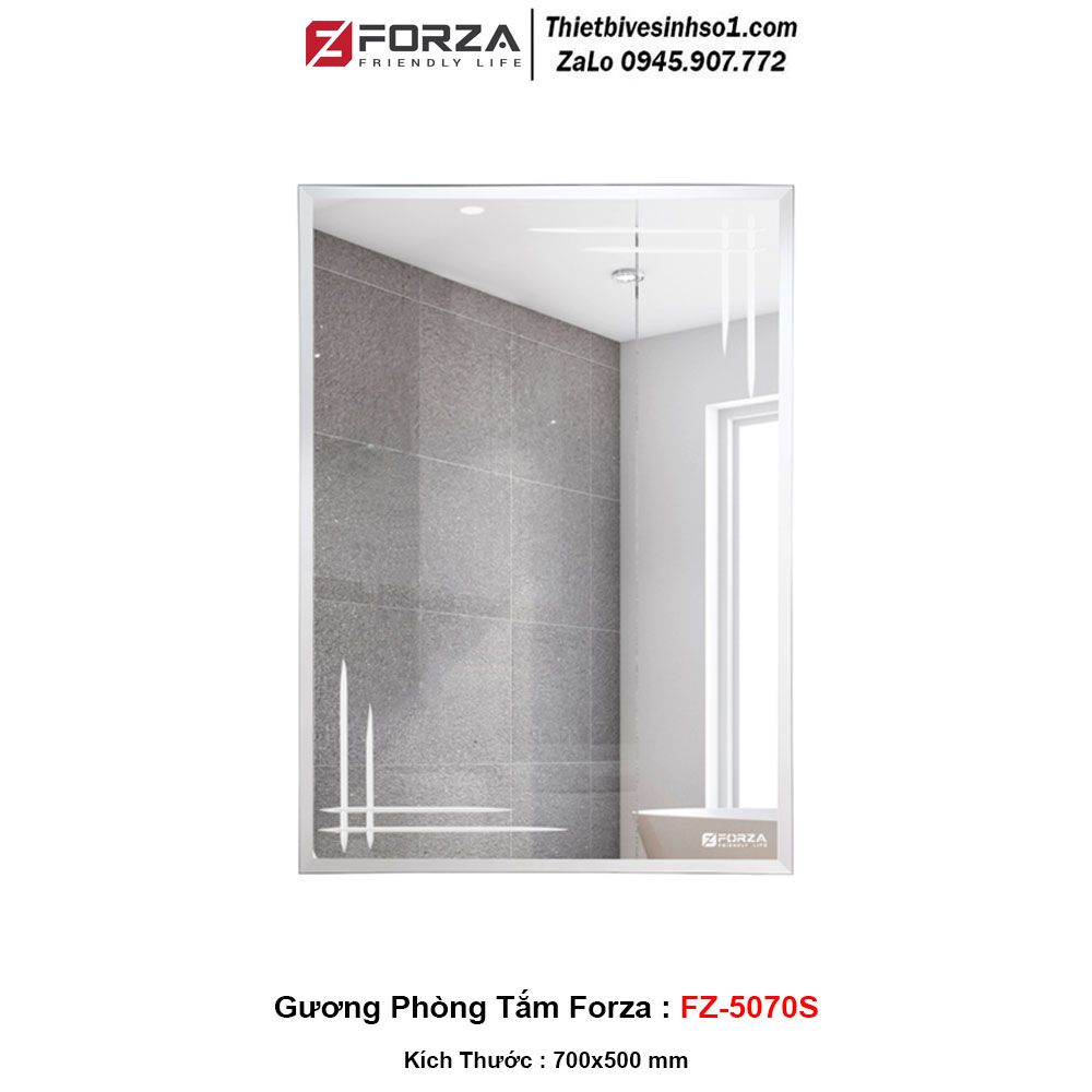 Gương Phòng Tắm Forza FZ-5070S Gương Phòng Tắm Forza FZ-5070S