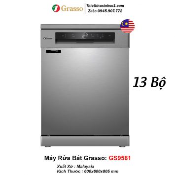 Máy Rửa Bát Grasso GS9581