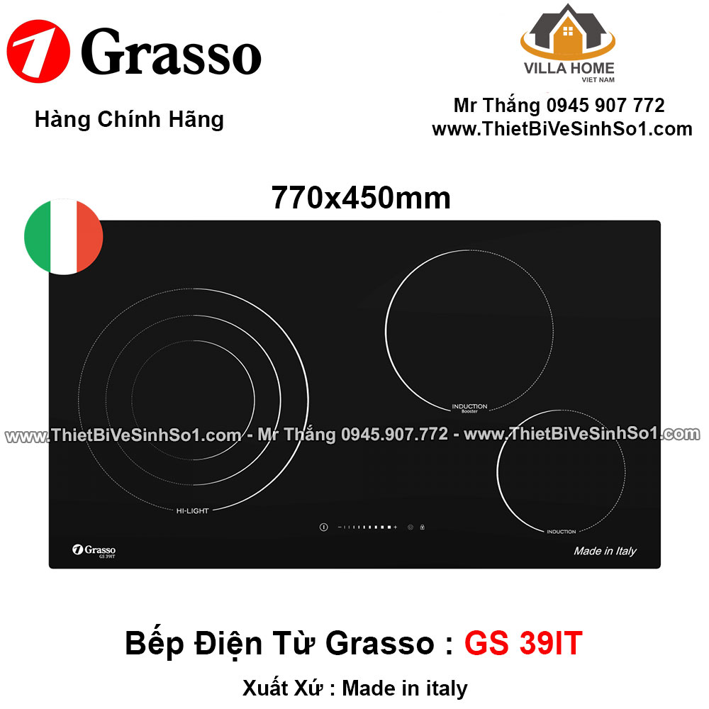 Bếp Điện Từ Grasso GS-39IT