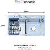 Chậu Rửa Bát 2 Hố Kagol K8245CD