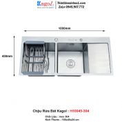 Chậu Rửa Bát 2 Hố Kagol H10045-304