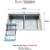 Chậu Rửa Bát 2 Hố Kagol K8248BT-304