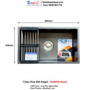 Chậu Rửa Bát 1 Hố Kagol KA6845-Nano