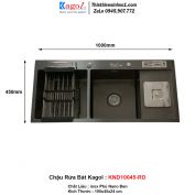 Chậu Rửa Bát 2 Hố Kagol KND10045-RD