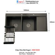 Chậu Rửa Bát 2 Hố Kagol KND10045