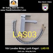 Vòi Lavabo Nóng Lạnh Kagol LAS03
