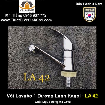 Vòi Lavabo Lạnh Kagol LA42