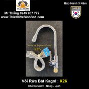 Vòi Rửa Bát Nóng Lạnh Kagol K26