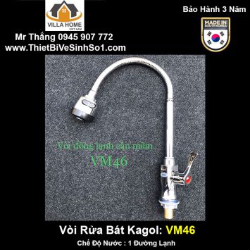 Vòi Rửa Bát Lạnh Kagol VM46