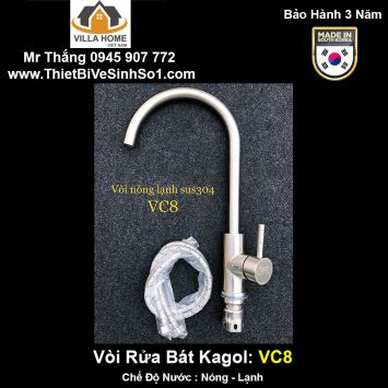 Vòi Rửa Bát Nóng Lạnh Kagol VC8