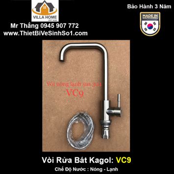 Vòi Rửa Bát Nóng Lạnh Kagol VC9