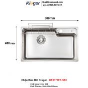 Chậu Rửa Bát Kluger KF8171FS-S80