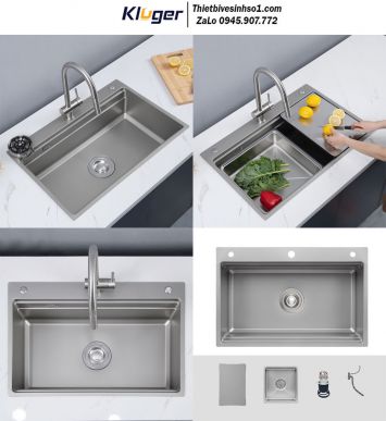 Chậu Rửa Bát Kluger KWF8161FS-S76 Plus