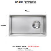 Chậu Rửa Bát Kluger KY7545SL Basic