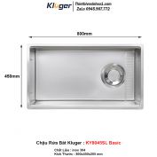 Chậu Rửa Bát Kluger KY8045SL Basic