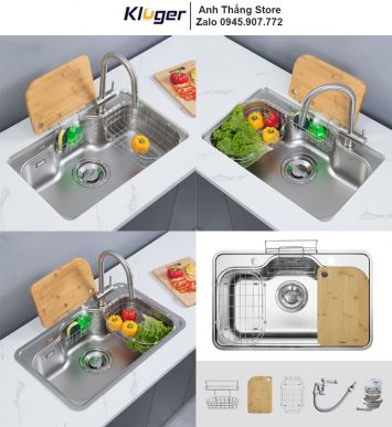 Chậu Rửa Bát Kluger KT8050SL Plus
