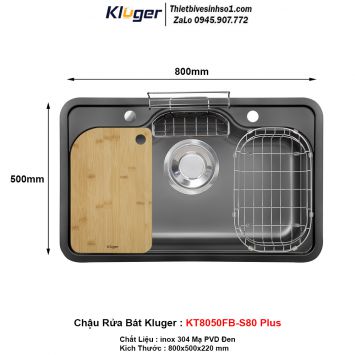Chậu Rửa Bát Kluger KT8050FB-S80 Plus