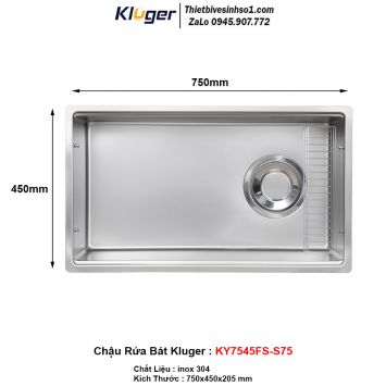 Chậu Rửa Bát Kluger KY7545FS-S75