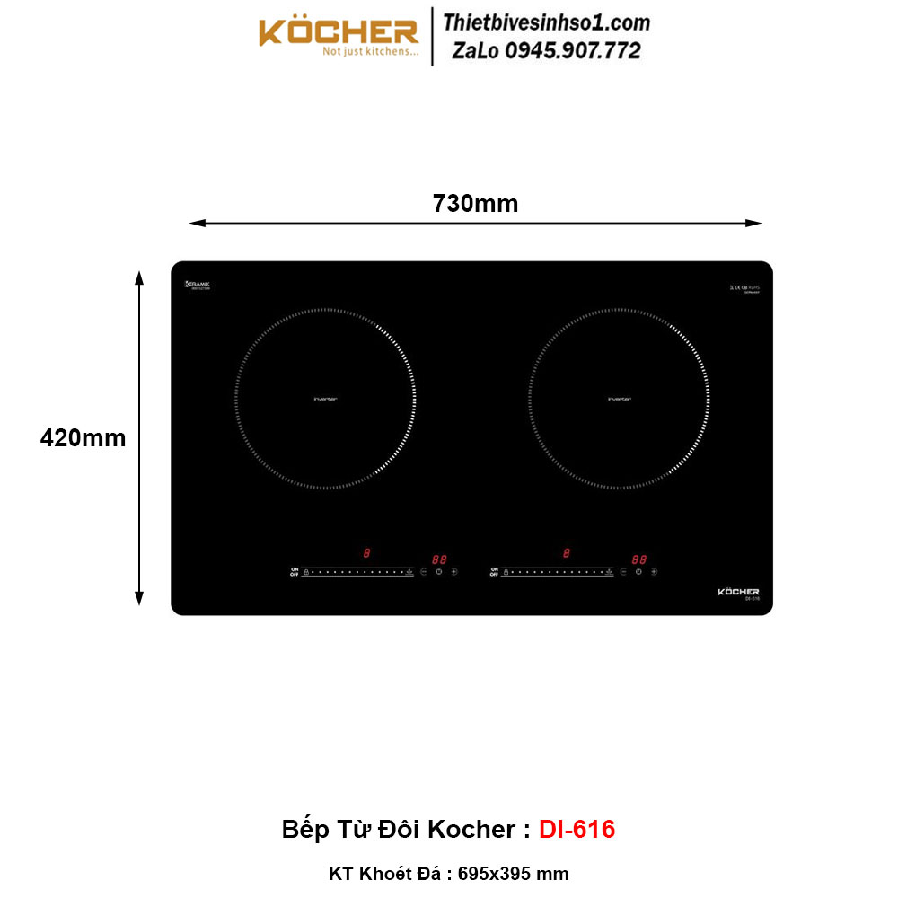 Bếp Từ Kocher DI-616