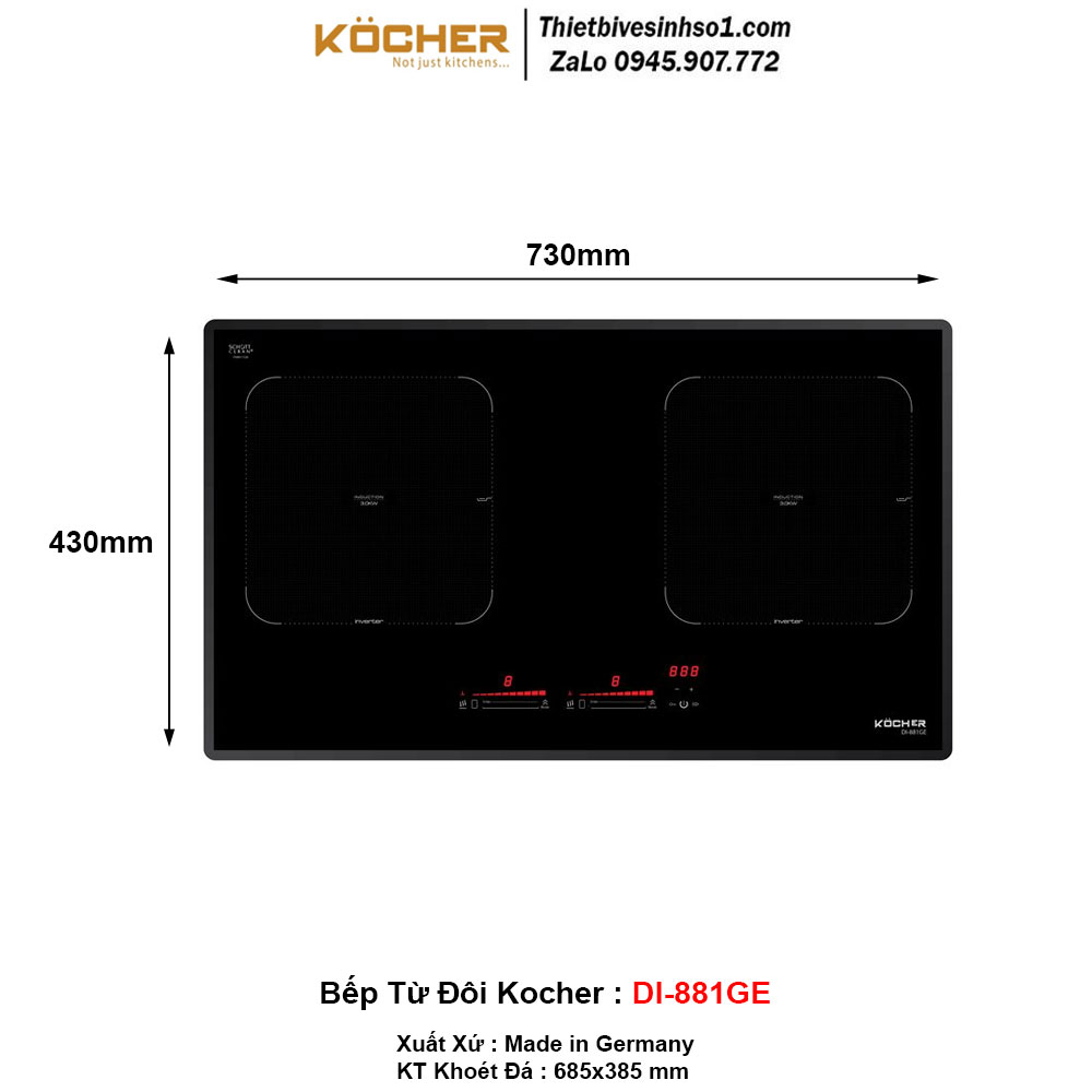 Bếp Từ Kocher DI-881GE