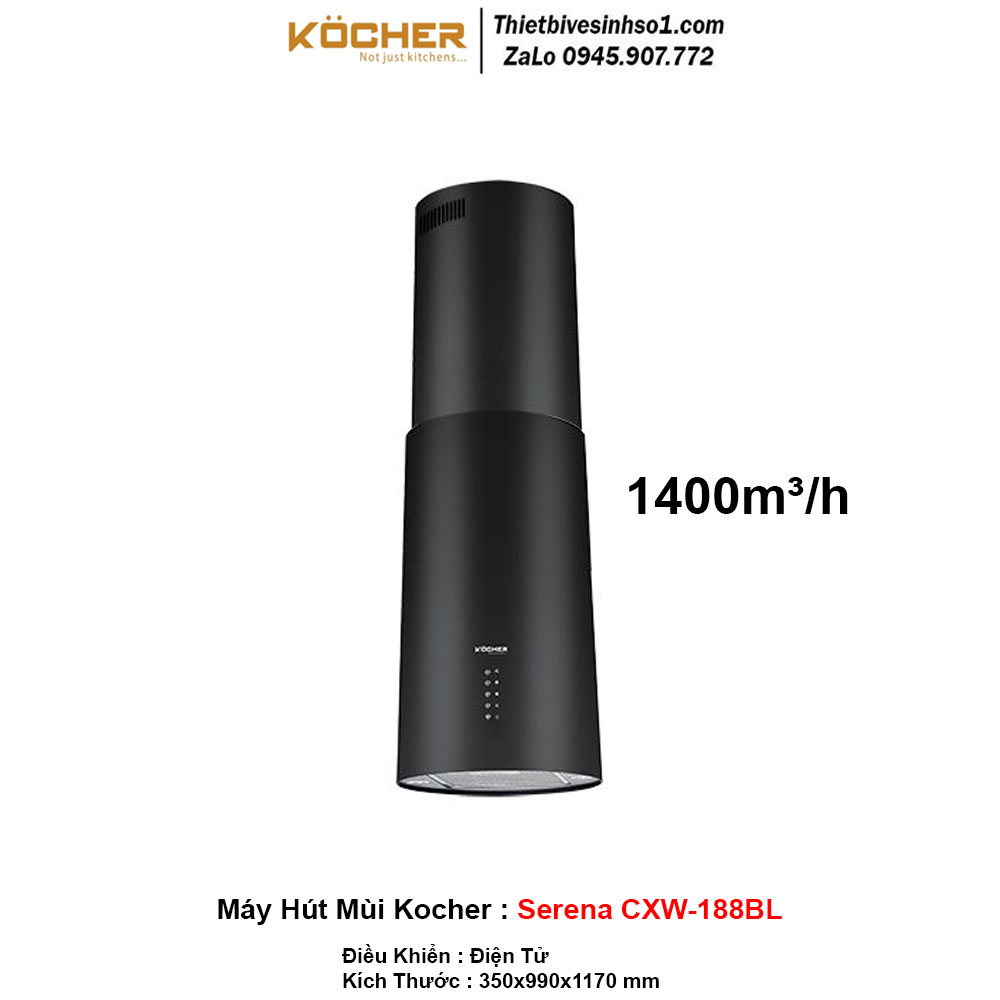 Máy Hút Mùi Kocher Serena CXW-188BL