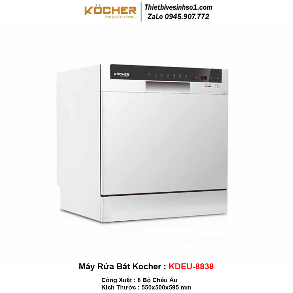 Máy Rửa Bát Kocher KDEU-8838