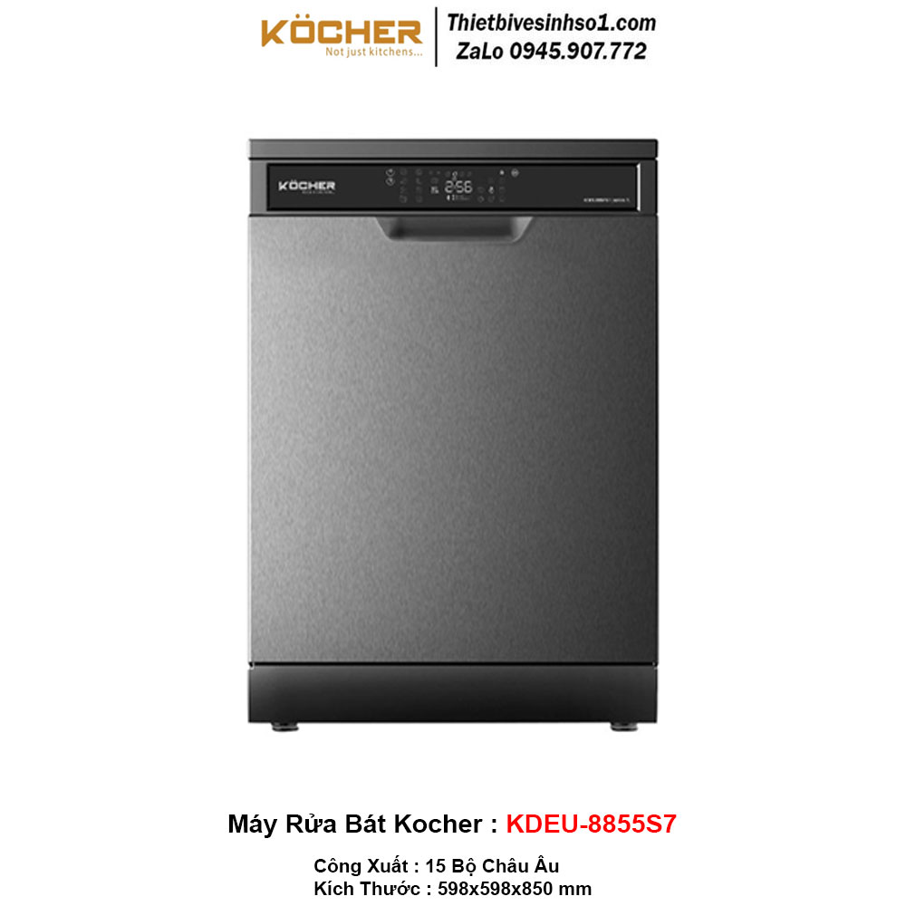 Máy Rửa Bát Kocher KDEU-8855S7