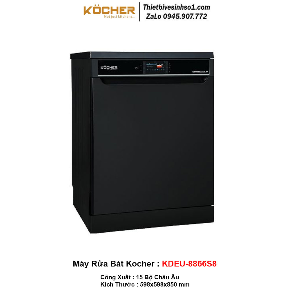 Máy Rửa Bát Kocher KDEU-8866S8