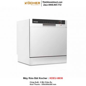 Máy Rửa Bát Kocher KDEU-8838