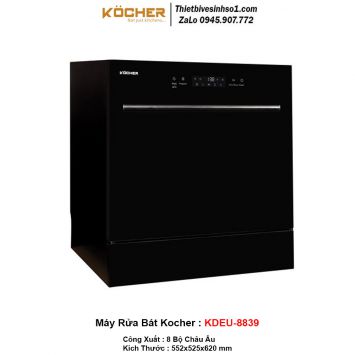 Máy Rửa Bát Kocher KDEU-8839
