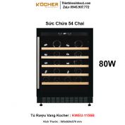 Tủ Rượu Vang Kocher KWEU-1156B