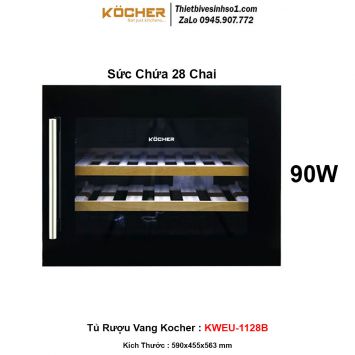 Tủ Rượu Vang Kocher KWEU-1128B