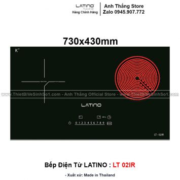 Bếp 1 Từ 1 Hồng Ngoại Latino LT-02IR