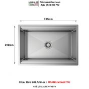 Chậu Rửa Bát Artinox TITANIUM NA875U